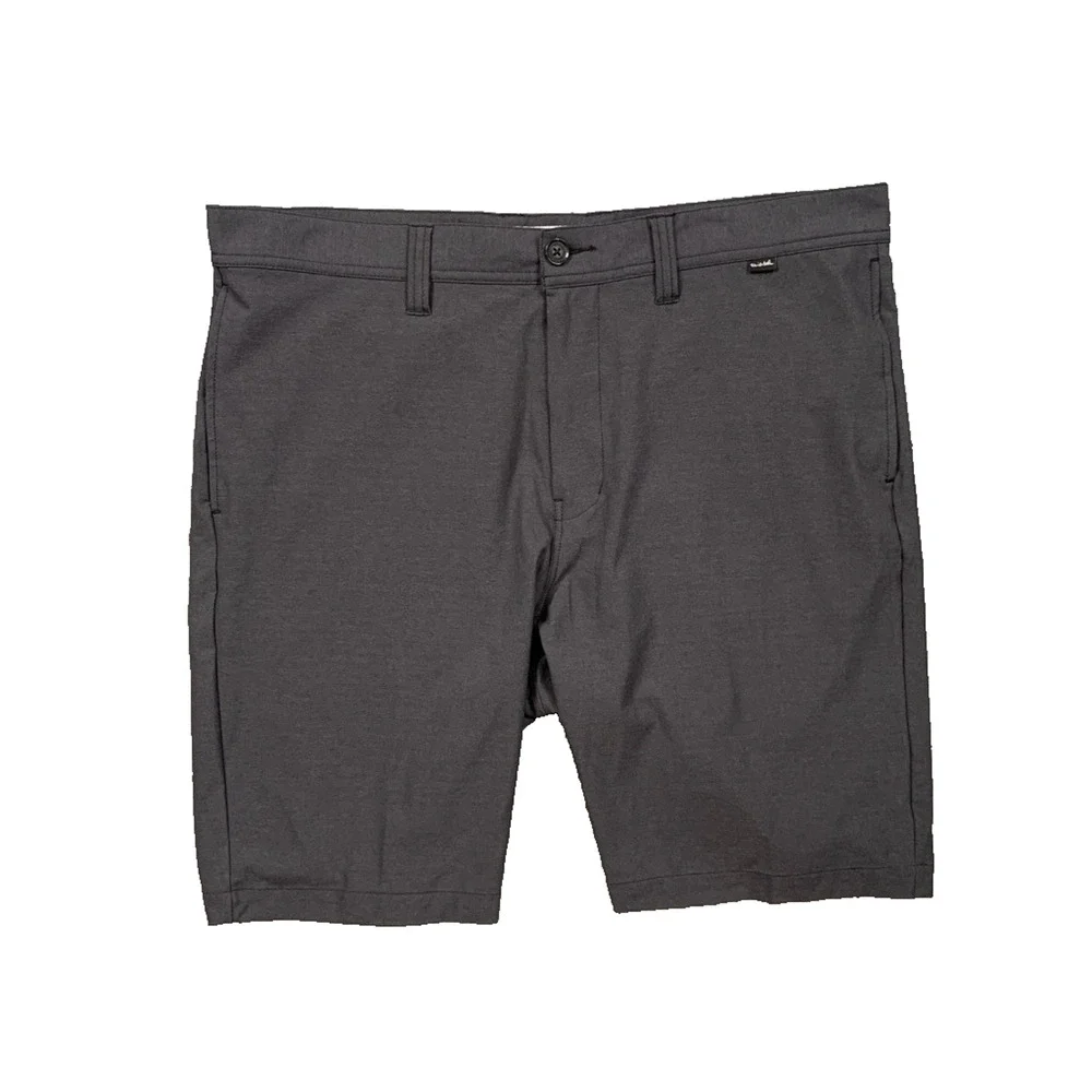 Travis Mathew Shorts Mens 36 Grizzly Grey 10 Inch Stretch Lightweight Golf Chino